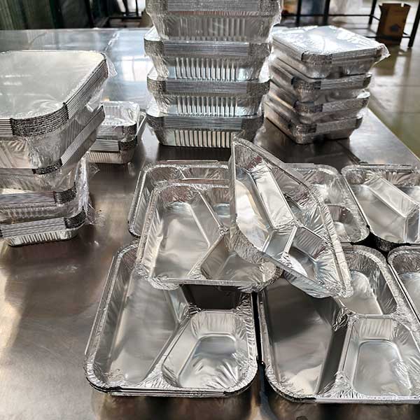 3 compartment aluminum foil container factory