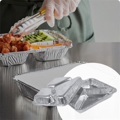 Divided Aluminum Pans