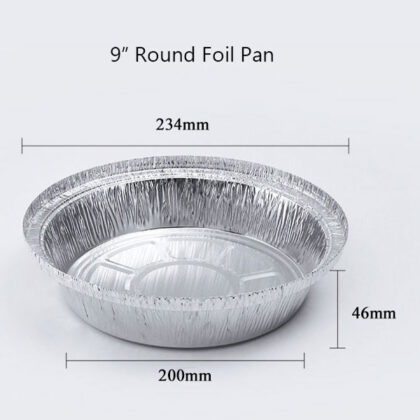 9" aluminum pie pans