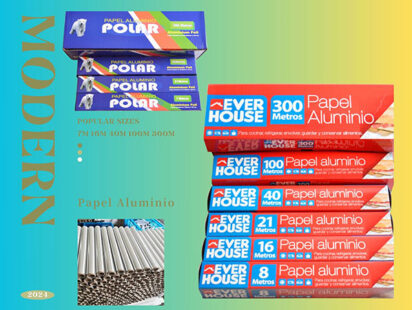 popular sizes of aluminum foil in colombia