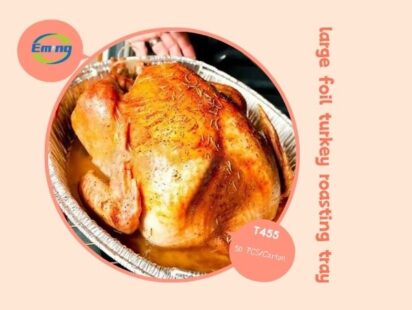 large foil turkey roasting tray