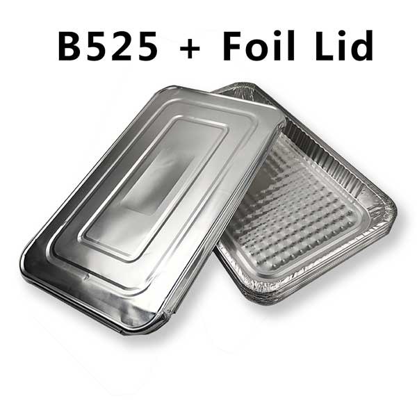 full size aluminum trays with lids