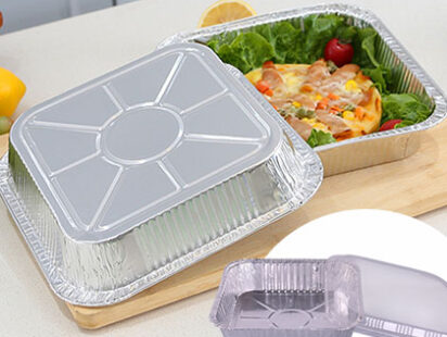 square foil trays