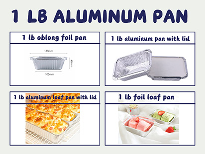 1 lb aluminum pan