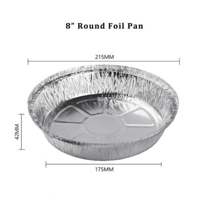 8 inch foil pan size
