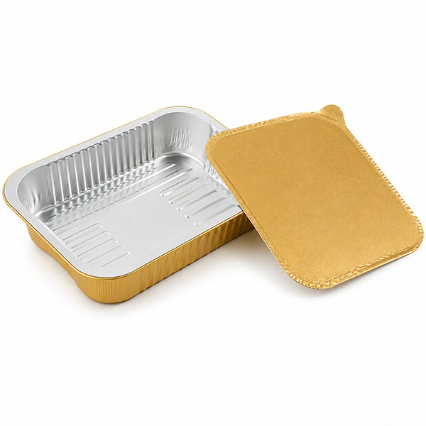 9x13 aluminum pan with heat-sealed foil lid